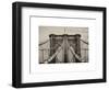 Brooklyn Bridge View-Philippe Hugonnard-Framed Art Print