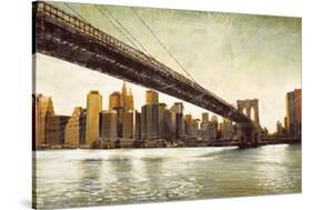 Brooklyn Bridge View-Matthew Daniels-Stretched Canvas