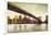 Brooklyn Bridge View-Matthew Daniels-Framed Art Print