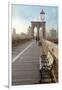 Brooklyn Bridge Walkway No. 2-Alan Blaustein-Framed Photographic Print