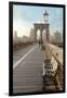 Brooklyn Bridge Walkway No. 2-Alan Blaustein-Framed Photographic Print