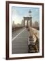 Brooklyn Bridge Walkway No. 2-Alan Blaustein-Framed Photographic Print