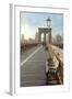 Brooklyn Bridge Walkway No. 2-Alan Blaustein-Framed Photographic Print