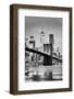 Brooklyn Bridge with 1 World Trade Centre in the background. New York City-Ed Hasler-Framed Photographic Print