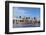 Brooklyn Bridge with Lower Manhattan Skyline Panorama in the Morning with  Cloud and Blue Sky over-Songquan Deng-Framed Photographic Print