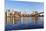 Brooklyn Bridge with Lower Manhattan Skyline Panorama in the Morning with Cloud and River Reflectio-Songquan Deng-Mounted Photographic Print