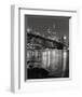 Brooklyn Bridge with World Trade Center-Christopher Bliss-Framed Giclee Print