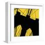 Brooklyn Bridge (yellow)-Erin Clark-Framed Art Print