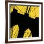 Brooklyn Bridge (yellow)-Erin Clark-Framed Art Print