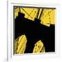 Brooklyn Bridge (yellow)-Erin Clark-Framed Art Print