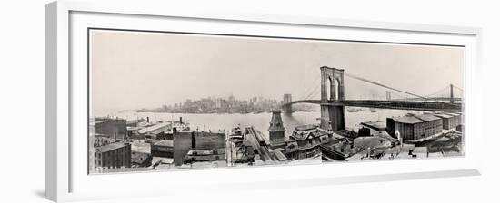 Brooklyn Bridge1901-Mindy Sommers-Framed Giclee Print