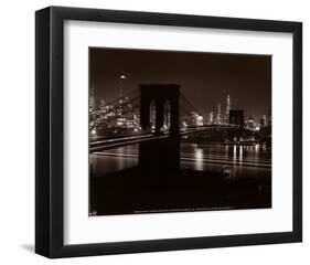 Brooklyn Bridge-Andreas Feininger-Framed Art Print