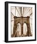 Brooklyn Bridge-Igor Maloratsky-Framed Art Print