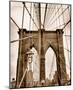 Brooklyn Bridge-Igor Maloratsky-Mounted Art Print