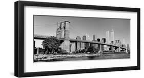 Brooklyn Bridge-Igor Maloratsky-Framed Art Print