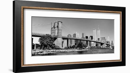 Brooklyn Bridge-Igor Maloratsky-Framed Art Print