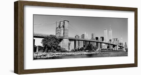 Brooklyn Bridge-Igor Maloratsky-Framed Art Print