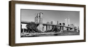 Brooklyn Bridge-Igor Maloratsky-Framed Art Print