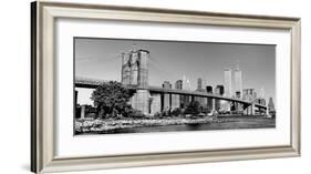 Brooklyn Bridge-Igor Maloratsky-Framed Art Print