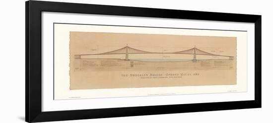 Brooklyn Bridge-Craig Holmes-Framed Art Print