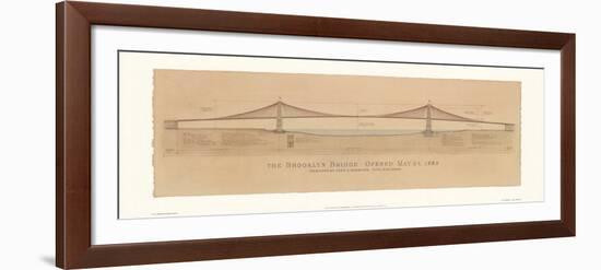 Brooklyn Bridge-Craig Holmes-Framed Art Print