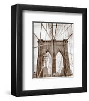 Brooklyn Bridge-Igor Maloratsky-Framed Art Print