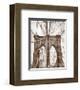 Brooklyn Bridge-Igor Maloratsky-Framed Art Print