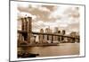 Brooklyn Bridge-Igor Maloratsky-Mounted Art Print