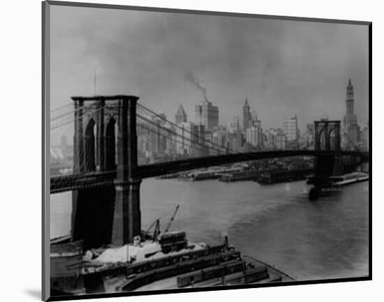 Brooklyn Bridge-null-Mounted Poster