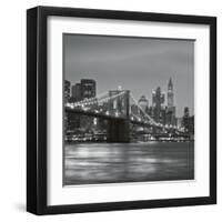 Brooklyn Bridge-Torsten Hoffmann-Framed Art Print