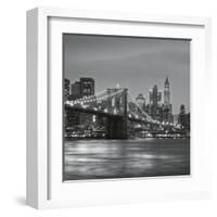 Brooklyn Bridge-Torsten Hoffmann-Framed Art Print