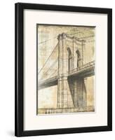 Brooklyn Bridge-P^ Moss-Framed Art Print