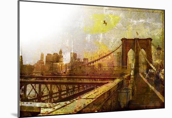 Brooklyn Bridge-null-Mounted Poster