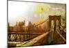 Brooklyn Bridge-null-Mounted Poster