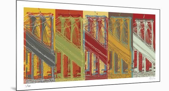 Brooklyn Bridge-Mj Lew-Mounted Limited Edition