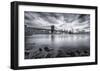 Brooklyn Bridge-Javier De La-Framed Giclee Print