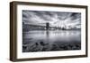 Brooklyn Bridge-Javier De La-Framed Giclee Print