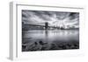 Brooklyn Bridge-Javier De La-Framed Giclee Print