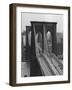 Brooklyn Bridge-Andreas Feininger-Framed Premium Photographic Print