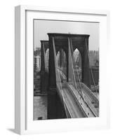 Brooklyn Bridge-Andreas Feininger-Framed Photographic Print