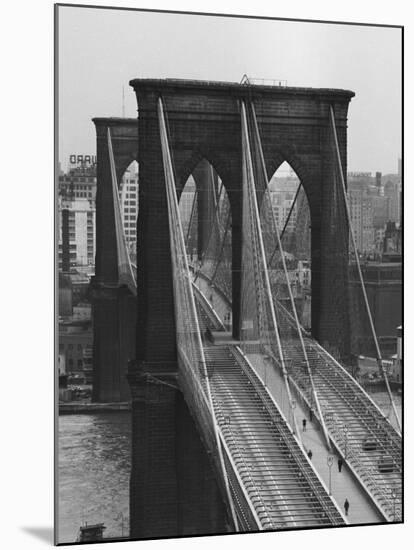 Brooklyn Bridge-Andreas Feininger-Mounted Photographic Print