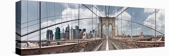 Brooklyn Bridge-Shelley Lake-Stretched Canvas