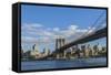 Brooklyn Bridge-Guido Cozzi-Framed Stretched Canvas