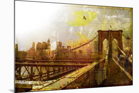 Brooklyn Bridge-null-Mounted Masterprint