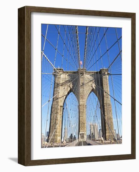 Brooklyn Bridge-Alan Schein-Framed Photographic Print