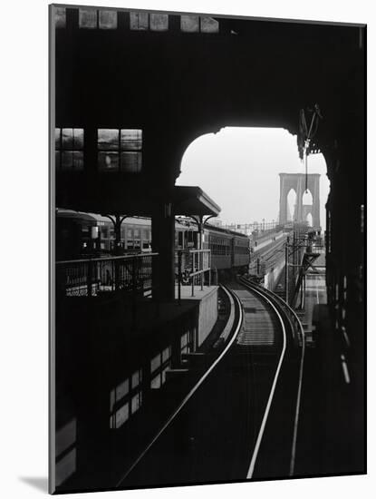 Brooklyn Bridge-null-Mounted Photographic Print