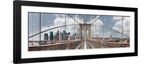 Brooklyn Bridge-Shelley Lake-Framed Photographic Print