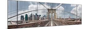 Brooklyn Bridge-Shelley Lake-Mounted Photographic Print