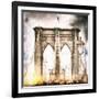 Brooklyn Bridge-Philippe Hugonnard-Framed Giclee Print