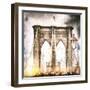 Brooklyn Bridge-Philippe Hugonnard-Framed Giclee Print